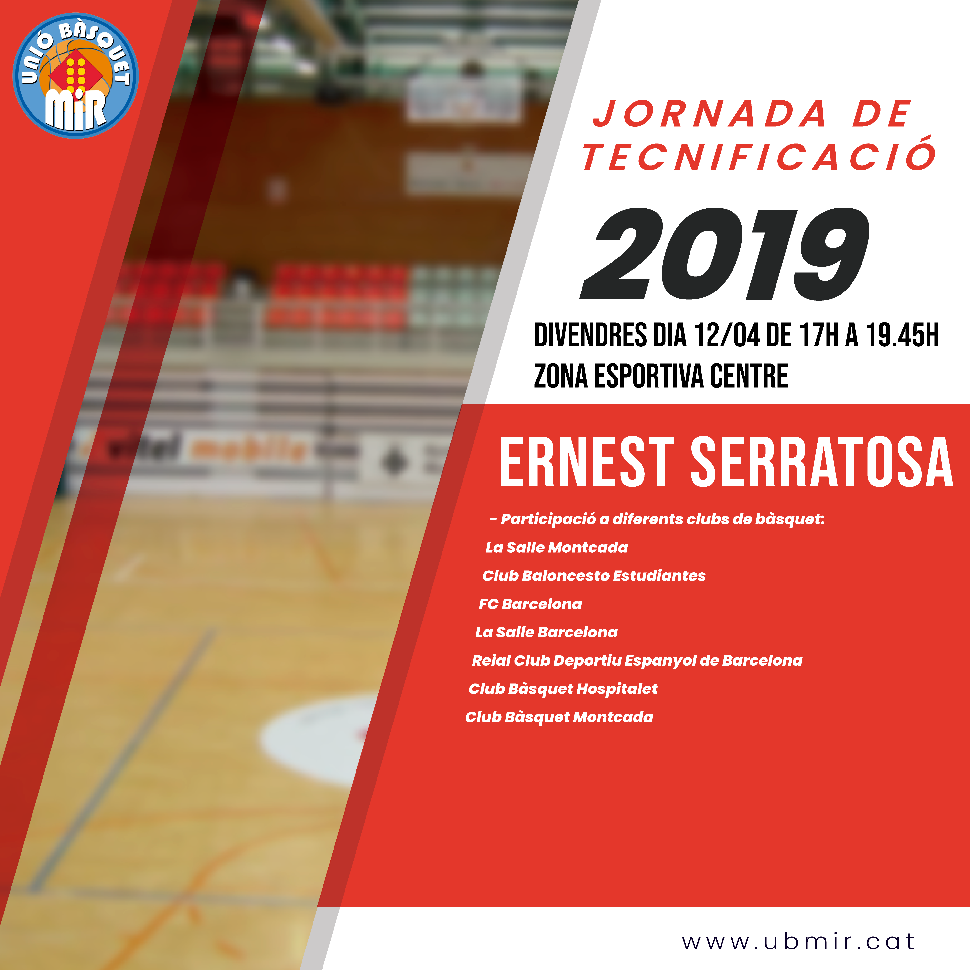 Folleto Tecnificacion 2019 ERNEST