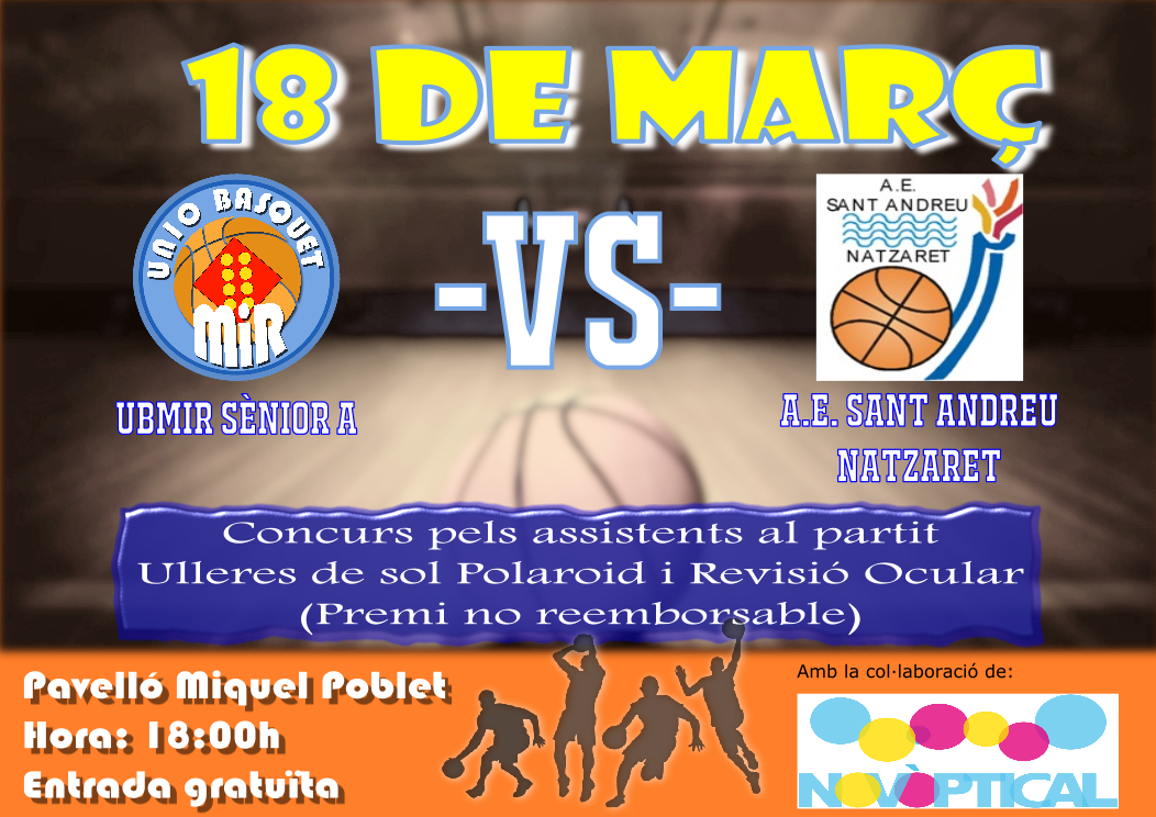 COMPARTIR SENIOR A SANTANDREU 18 03 2018